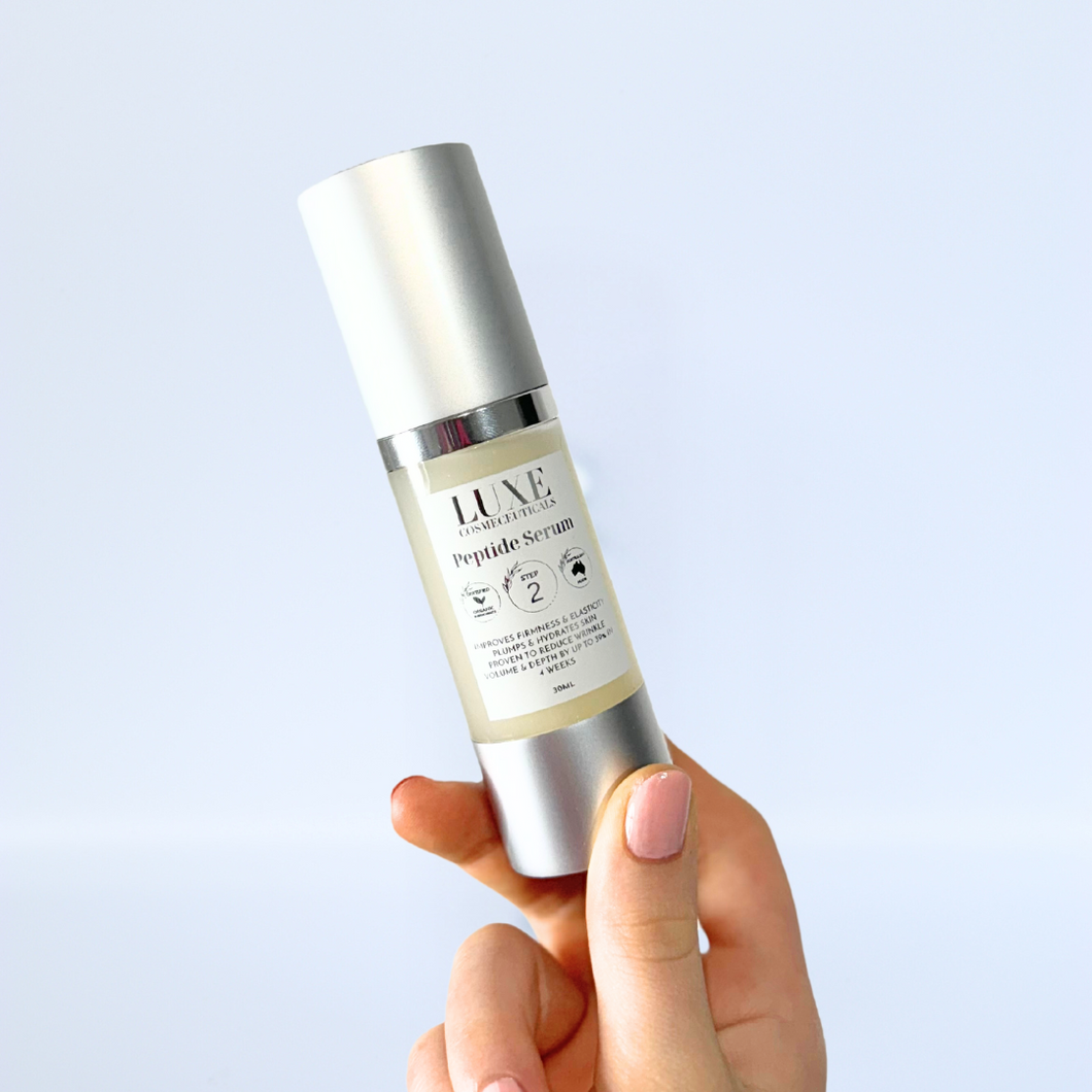 Australian peptide serum for wrinkle reduction and collagen repair