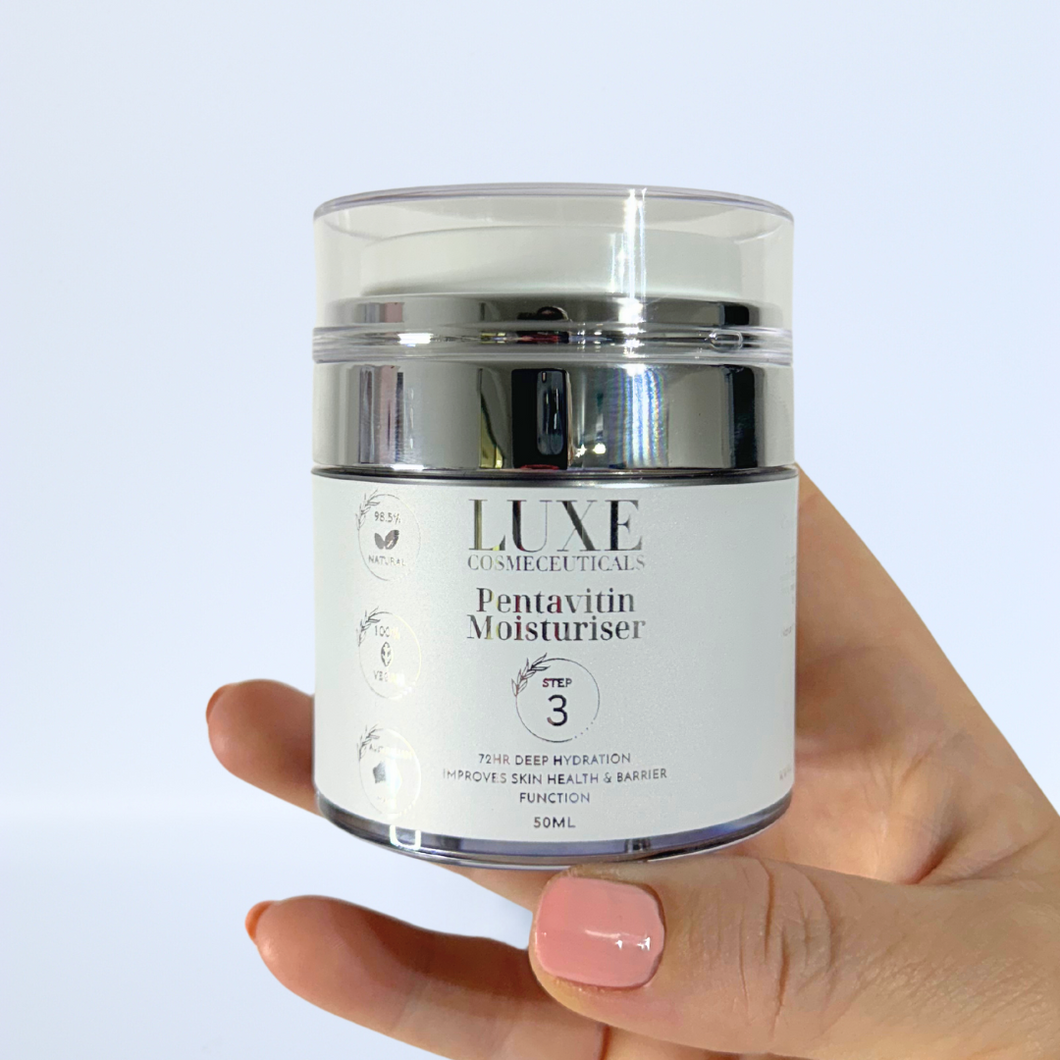 Hydrating face cream with Pentavitin for 72-hour hydration in Australia
