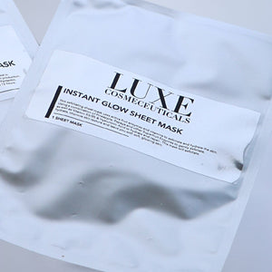 Australian-made sheet mask for instant skin brightening