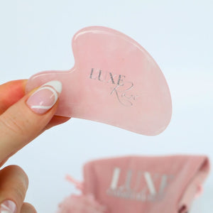 Affordable Rose Quartz Gua Sha for radiant and smooth skin